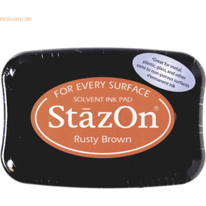 StazOn Rusty Brown Stempelkissen - Tintenpad StazOn Rusty Brown Stempelkissen - Tintenpad
