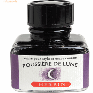 4 x Herbin Füllertinte 30ml violett 4 x Herbin Füllertinte 30ml violett