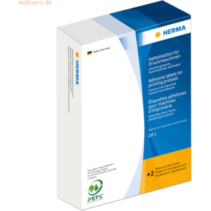 HERMA Haftetiketten für Druckmaschinen DP1 34x53mm gelb VE=2500 Stück HERMA Haftetiketten für Druckmaschinen DP1 34x53mm gelb VE=2500 Stück