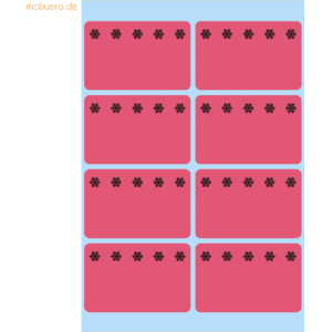 10 x HERMA Tiefkühletiketten 26x40mm rot Eiskristalle VE=48 Stück 10 x HERMA Tiefkühletiketten 26x40mm rot Eiskristalle VE=48 Stück