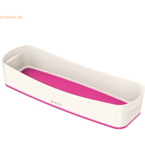 4 x Leitz Aufbewahrungsschale MyBox länglich ABS weiß/pink 4 x Leitz Aufbewahrungsschale MyBox länglich ABS weiß/pink
