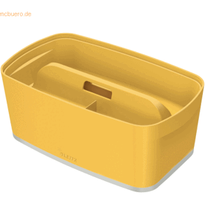 Leitz Aufbewahrungsbox Klein MyBox Cosy mit Organiser / Deckel ABS gel Leitz Aufbewahrungsbox Klein MyBox Cosy mit Organiser / Deckel ABS gel