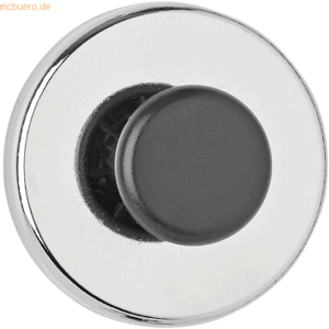 Maul Kraft-Magnet mit Griffknopf Größe 51mm 9000g hellsilber Maul Kraft-Magnet mit Griffknopf Größe 51mm 9000g hellsilber