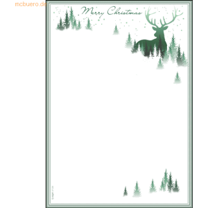 Sigel Designpapier Weihnachten A4 90g/qm 25 Blatt Christmas Forest Sigel Designpapier Weihnachten A4 90g/qm 25 Blatt Christmas Forest