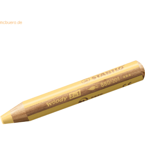 5 x Stabilo Holzfarbstift woody 3 in 1 10mm pastellgelb 5 x Stabilo Holzfarbstift woody 3 in 1 10mm pastellgelb