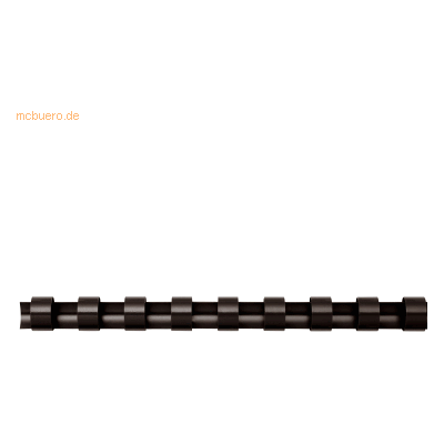 Fellowes Plastikbinderücken A4 21 Ringe 10mm schwarz VE=100 Stück Fellowes Plastikbinderücken A4 21 Ringe 10mm schwarz VE=100 Stück