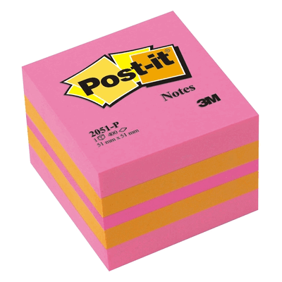 Post-it Notes Haftnotizwürfel 51x51mm VE=400 Blatt pink Post-it Notes Haftnotizwürfel 51x51mm VE=400 Blatt pink
