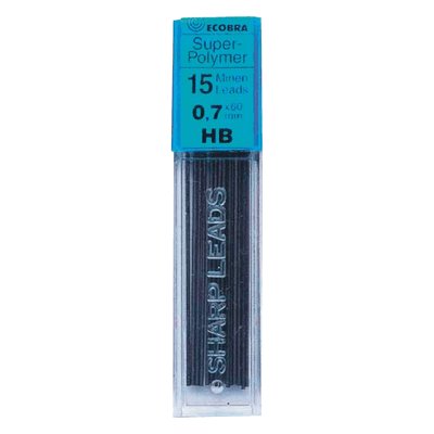 12 x Ecobra Feinminen Dose mit 15 Minen 0,7mm HB 12 x Ecobra Feinminen Dose mit 15 Minen 0,7mm HB