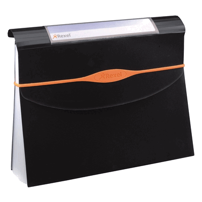 Rexel Fächermappe Optima 13 Fächer schwarz Rexel Fächermappe Optima 13 Fächer schwarz