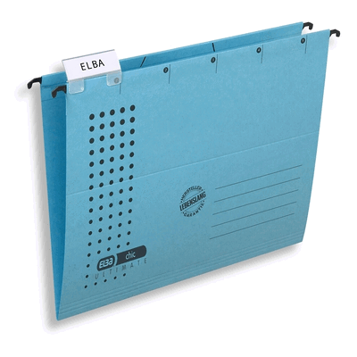 Elba Hängemappe chic A4 230g/qm Karton blau VE=5 Stück Elba Hängemappe chic A4 230g/qm Karton blau VE=5 Stück