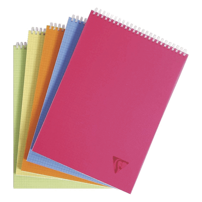 5 x Clairefontaine Spiralblock A6 90g/qm liniert farbig sortiert 5 x Clairefontaine Spiralblock A6 90g/qm liniert farbig sortiert