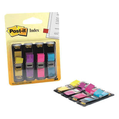 Post-it Index Haftstreifen Index Mini 4x35 Streifen Set mit lemon lila Post-it Index Haftstreifen Index Mini 4x35 Streifen Set mit lemon lila