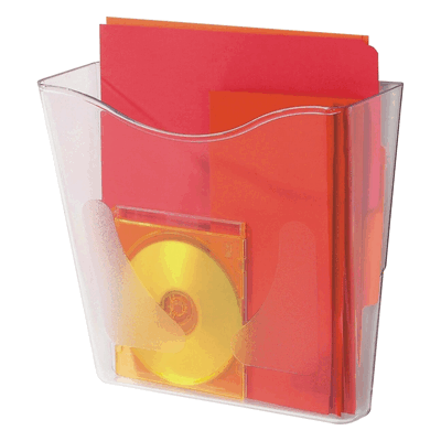 Deflecto Wandprospekthalter 261x101x256mm hoch transparent Deflecto Wandprospekthalter 261x101x256mm hoch transparent