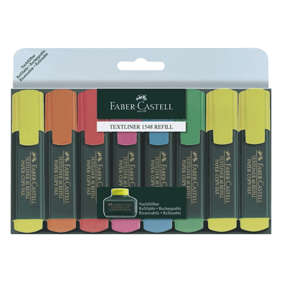 Faber Castell Textmarker Aktionsetui VE=6+2 Stück Faber Castell Textmarker Aktionsetui VE=6+2 Stück