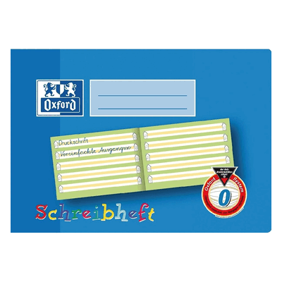 10 x Oxford Schreiblernheft A5 quer Lineatur 0 VE=16 Blatt 10 x Oxford Schreiblernheft A5 quer Lineatur 0 VE=16 Blatt