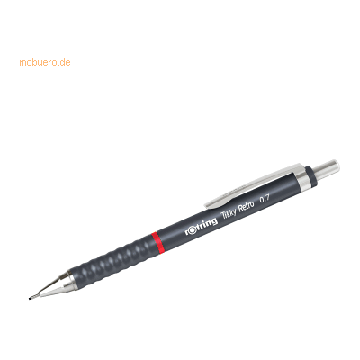 Rotring Druckbleistift Tikky RETRO 2202570 0,7mm grau Rotring Druckbleistift Tikky RETRO 2202570 0,7mm grau