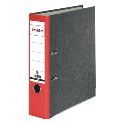 20 x Falken Ordner A4 Wolkenmarmor 80mm rot 20 x Falken Ordner A4 Wolkenmarmor 80mm rot