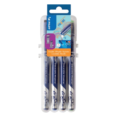 Pilot Fineliner FriXion - 0,45 mm 4 Farben sortiert. Pilot Fineliner FriXion - 0,45 mm 4 Farben sortiert.