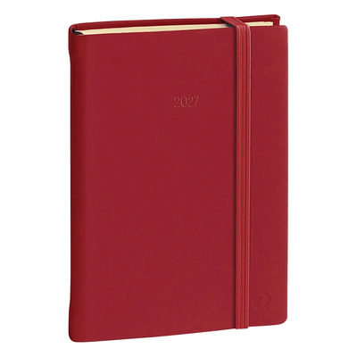Quo Vadis Buchkalender Daily 21 13x21cm Silk bordeaux 2027 Quo Vadis Buchkalender Daily 21 13x21cm Silk bordeaux 2027