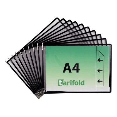 Tarifold Modell DIN A4 quer schwarz - 20 Stück Tarifold Modell DIN A4 quer schwarz - 20 Stück