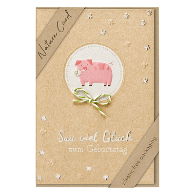 3 x bsb Geburtstagskarte - Natur Card inkl. Umschlag. 3 x bsb Geburtstagskarte - Natur Card inkl. Umschlag.