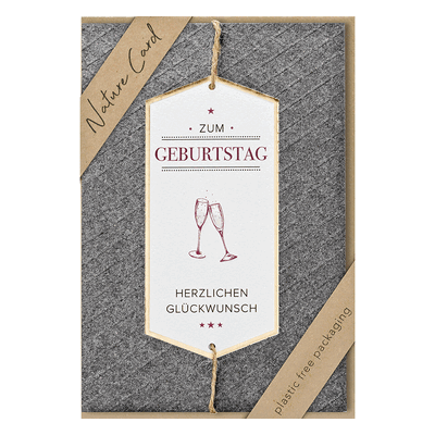 3 x bsb Geburtstagskarte - Natur Card inkl. Umschlag. 3 x bsb Geburtstagskarte - Natur Card inkl. Umschlag.