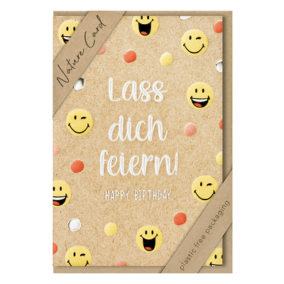 3 x bsb Geburtstagskarte - Natur Card inkl. Umschlag. 3 x bsb Geburtstagskarte - Natur Card inkl. Umschlag.