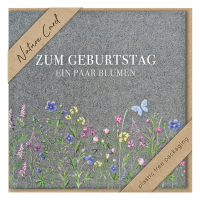 3 x bsb Geburtstagskarte - Natur Card inkl. Umschlag. 3 x bsb Geburtstagskarte - Natur Card inkl. Umschlag.