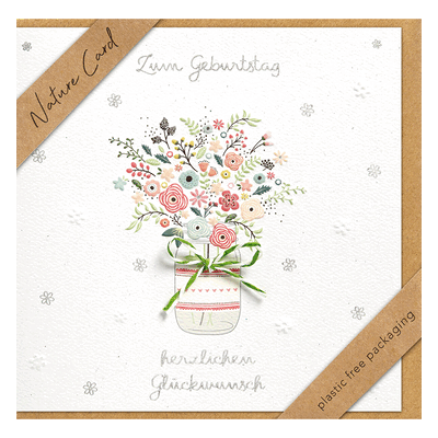 3 x BSB Geburtstagskarte Nature Card - inkl. Umschlag. 3 x BSB Geburtstagskarte Nature Card - inkl. Umschlag.