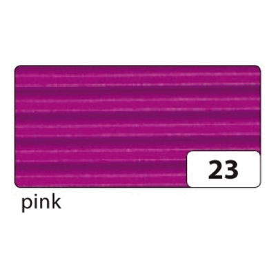 10 x Folia Bastelwellpappe - 50 x 70 cm pink. 10 x Folia Bastelwellpappe - 50 x 70 cm pink.