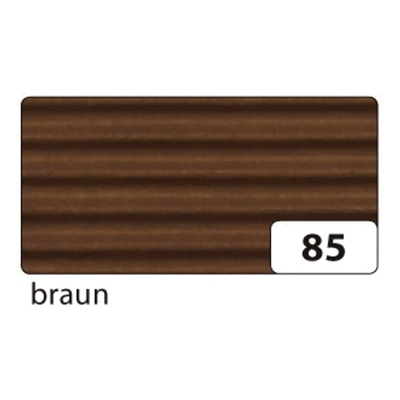 10 x Folia Bastelwellpappe - 50 x 70 cm braun. 10 x Folia Bastelwellpappe - 50 x 70 cm braun.