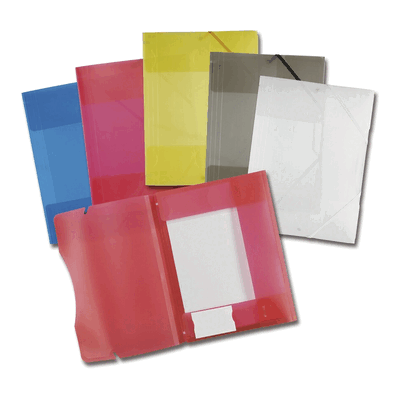 5 x Folia Sammelmappe mit Gummiband DIN A4 transparent 5 Farben. 5 x Folia Sammelmappe mit Gummiband DIN A4 transparent 5 Farben.