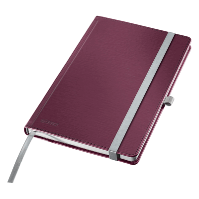 Leitz Notizbuch Style HC A5 liniert granat rot Leitz Notizbuch Style HC A5 liniert granat rot