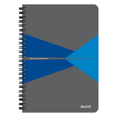5 x Leitz Collegeblock Office A5 PP liniert blau 5 x Leitz Collegeblock Office A5 PP liniert blau