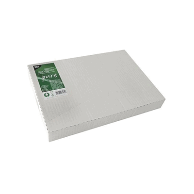Papstar Pure Weiß Cellulose Abdeckpapier 32x22cm Papstar Pure Weiß Cellulose Abdeckpapier 32x22cm