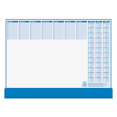 Brunnen Schreibunterlage 2026-2028 56,5x42cm 50 Blatt blau Brunnen Schreibunterlage 2026-2028 56,5x42cm 50 Blatt blau