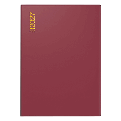 Rido Taschenkalender Technik II 10x14cm 2 Tage/Seite Kunststoff bordea Rido Taschenkalender Technik II 10x14cm 2 Tage/Seite Kunststoff bordea
