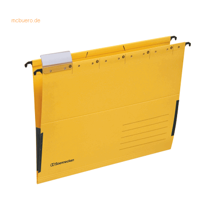 Soennecken Hängetasche 2028 DIN A4 220g RC Karton gelb 25 Stück Soennecken Hängetasche 2028 DIN A4 220g RC Karton gelb 25 Stück