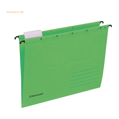 Soennecken Hängemappe 2026 DIN A4 220g RC Karton grün 25 Stück Soennecken Hängemappe 2026 DIN A4 220g RC Karton grün 25 Stück