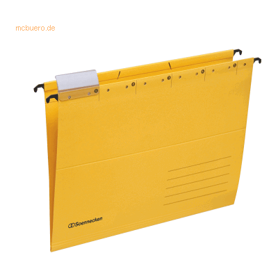Soennecken Hängemappe 2023 DIN A4 220g RC Karton gelb 25 Stück Soennecken Hängemappe 2023 DIN A4 220g RC Karton gelb 25 Stück