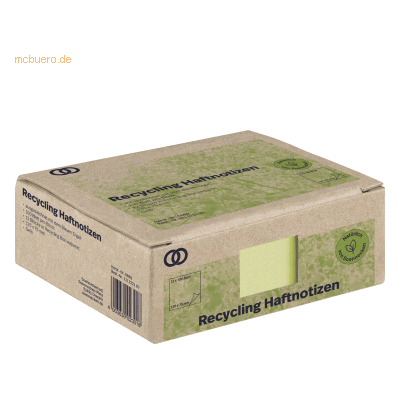 Soennecken Haftnotiz oeco 5869 RC 125x75mm 100 Blatt gelb 12 Stück Soennecken Haftnotiz oeco 5869 RC 125x75mm 100 Blatt gelb 12 Stück