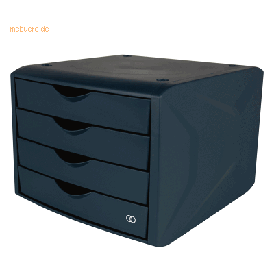 Soennecken Schubladenbox oeco 1615 blau Soennecken Schubladenbox oeco 1615 blau