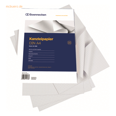Soennecken A3 A4 Foolscap Kopierpapier - 250 Blatt Soennecken A3 A4 Foolscap Kopierpapier - 250 Blatt