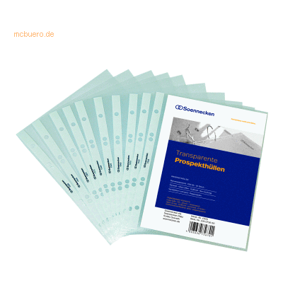 Soennecken Prospekthülle 1506 DIN A5 PP transparent 100 Stück Soennecken Prospekthülle 1506 DIN A5 PP transparent 100 Stück