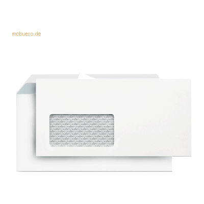 Soennecken Briefhülle Lettersafe DIN lang mit Fenster 80g haftklebend Soennecken Briefhülle Lettersafe DIN lang mit Fenster 80g haftklebend