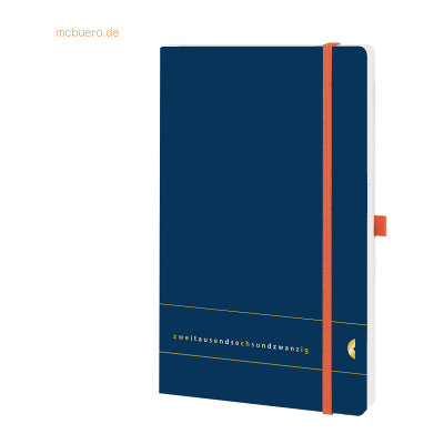 Chronoplan Buchkalender Origins A5 1 Woche/2 Seiten Ocean Blue Element Chronoplan Buchkalender Origins A5 1 Woche/2 Seiten Ocean Blue Element