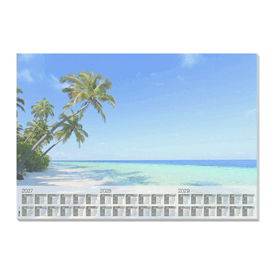 Sigel Schreibunterlage Beach 2027 30 Blatt mit 3-Jahres-Kalendarium 59 Sigel Schreibunterlage Beach 2027 30 Blatt mit 3-Jahres-Kalendarium 59