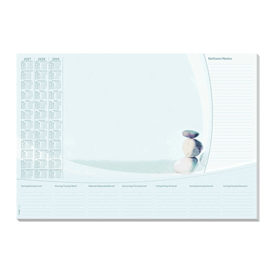 Sigel Schreibunterlage Harmony 2027 30 Blatt mit 3-Jahres-Kalendarium Sigel Schreibunterlage Harmony 2027 30 Blatt mit 3-Jahres-Kalendarium