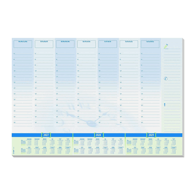 Sigel Schreibunterlage Time 2027 30 Blatt Tages- u. Wochenplan 595x410 Sigel Schreibunterlage Time 2027 30 Blatt Tages- u. Wochenplan 595x410