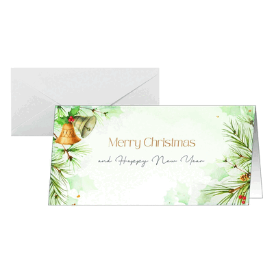Sigel Weihnachts-Karte DL 250g 25+25 Stück Bells inkl. Umschläge Sigel Weihnachts-Karte DL 250g 25+25 Stück Bells inkl. Umschläge
